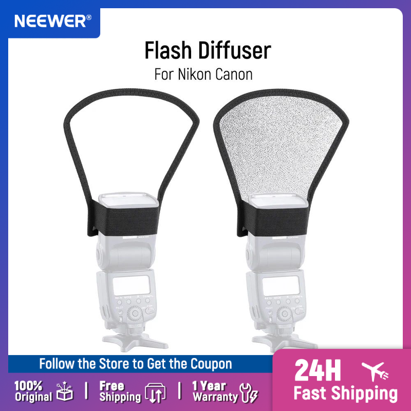 Tasmota Flash Tool - Neewer Flash Diffuser Silver/White Reflector for