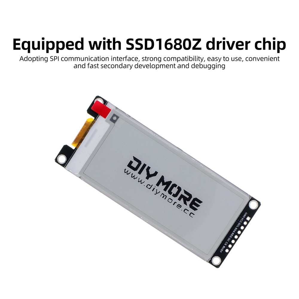 2.9'' Black White Red Yellow D - Display Epaper 2.9 recension och pris